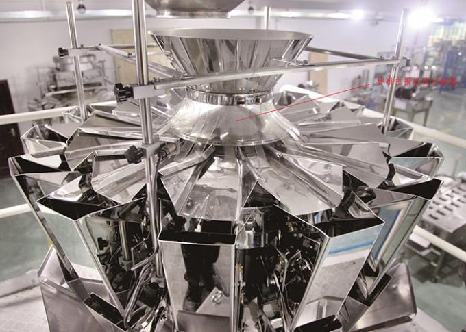 Machine d'emballage peseuse multi-têtes pour noix Kenwei avec trémies de 2,5 L 0