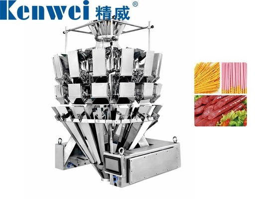 Combination Multi Head Weigher Machine For Weighing Stick Shaped Products