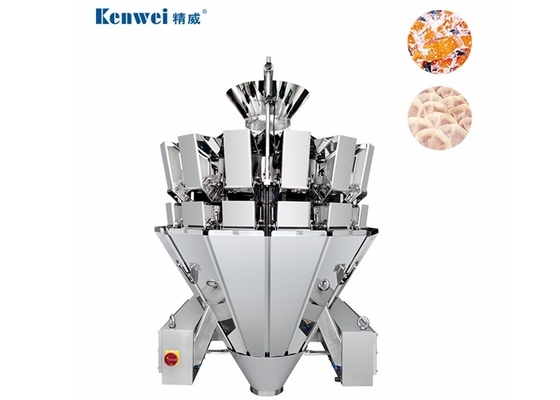 Waterproof 10 Head Multihead Weigher For Weighing Frozen Food