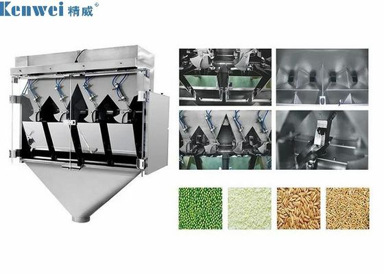 60P/M 4 Head Linear Weigher Machine With 7" Touch Screen