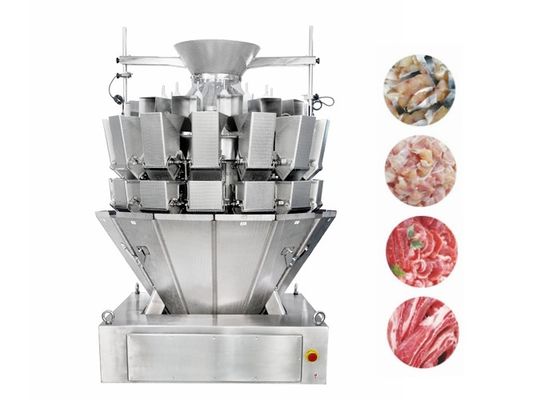 14 Head Multihead Weigher For Weighing Meat