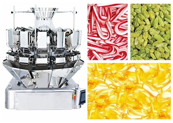 Advanced 10 Head Multihead Weigher For 1000g Snack Food