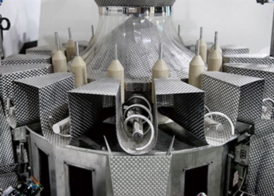 14 Head 50P/M Screw Feeding Multihead Weigher For Sticky Products