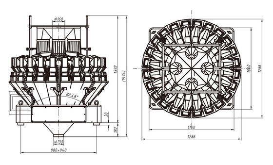 Kenwei 240g Coffee Beans Combination Weigher