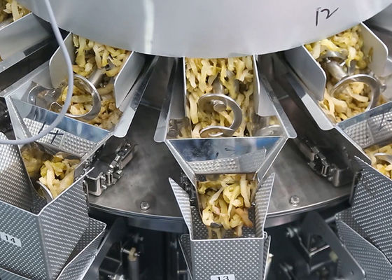 1L 200g 14 Head Multihead Weigher For Sticky Food