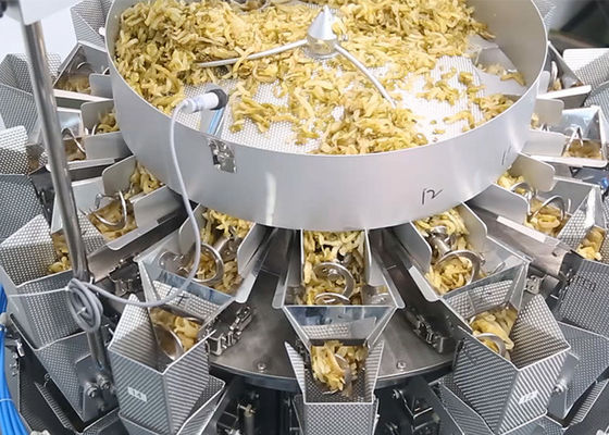 1L 200g 14 Head Multihead Weigher For Sticky Food