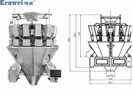 Step Motor Driving Kenwei 100P/M 12 Head Cheese Weigher