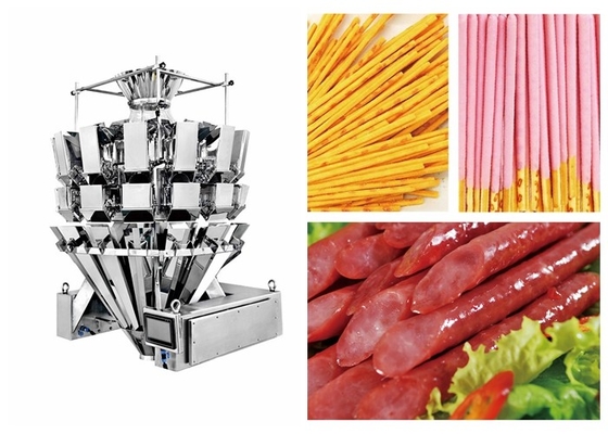 1.6L Hopper Multi Head Weigher For Weighing Sausages