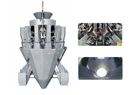 14 Head Two Layers Multihead Weigher For Mustard With Screw Feeding